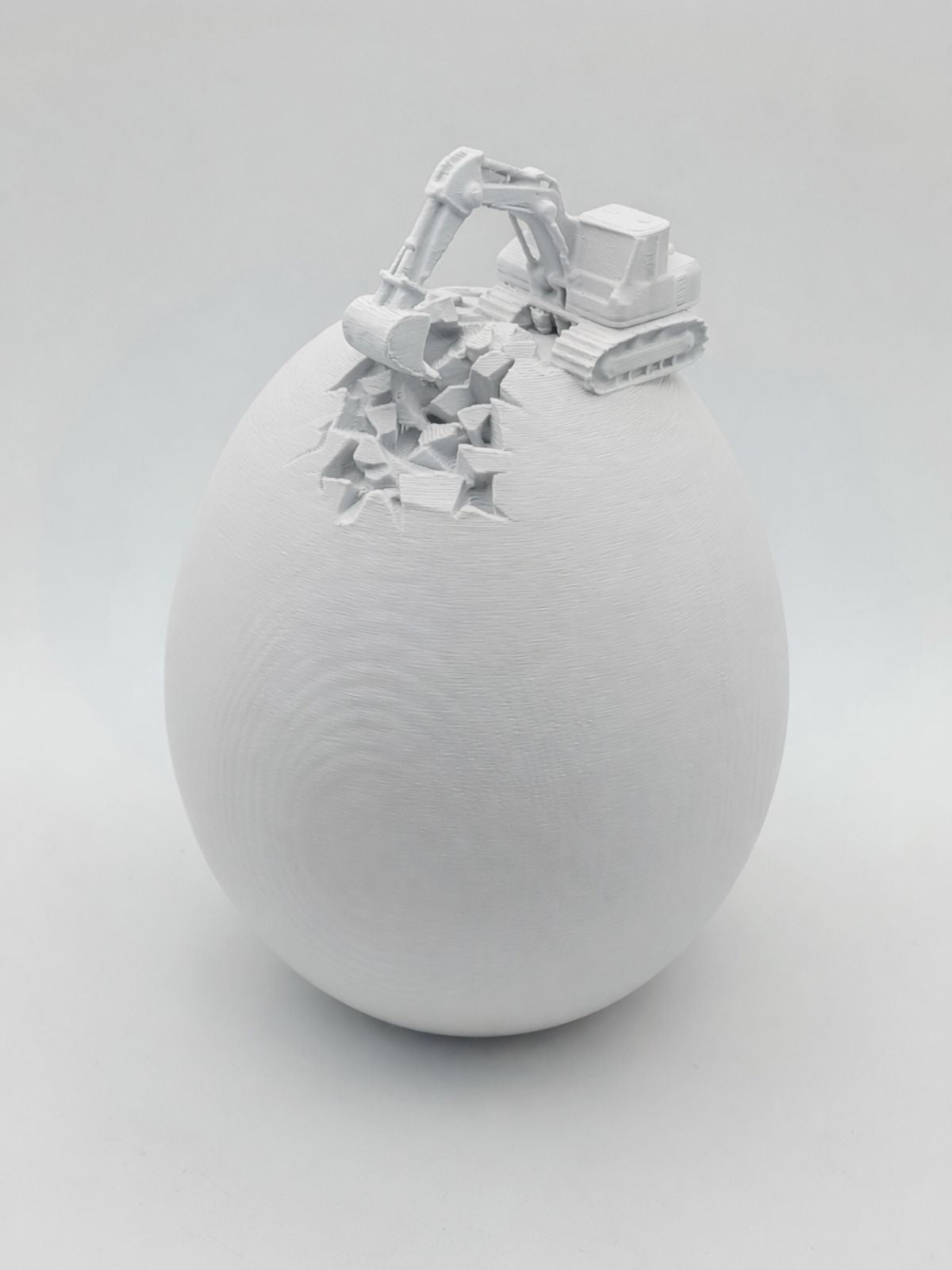 Paint Your Own Easter Eggscavator - Sculpture paint kit with paints and brushes