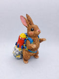 Paint Your Own Rabbit with a Jetpack - Sculpture paint kit with paints and brushes