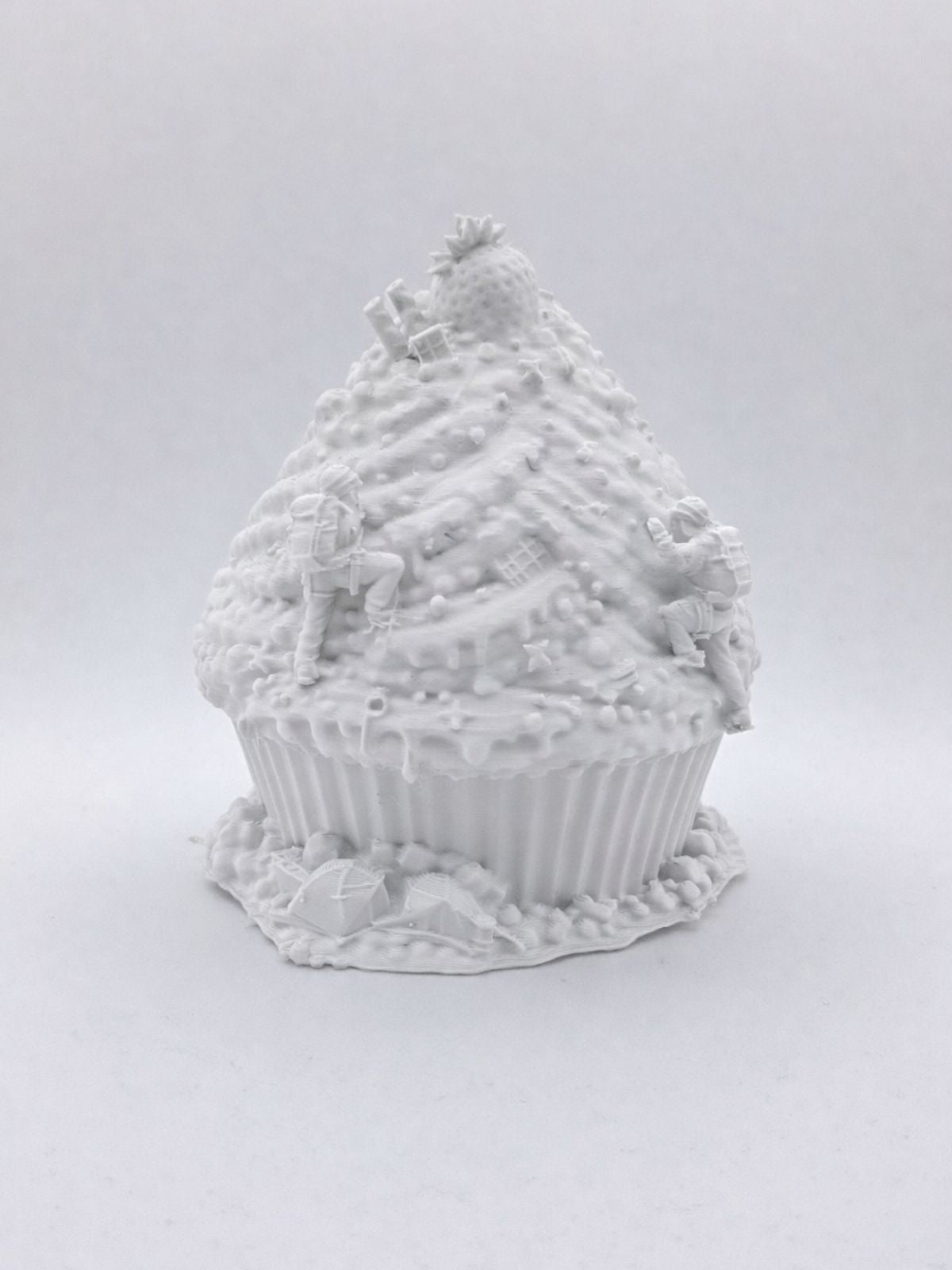 Paint Your Own Cupcake Mountain - Sculpture paint kit with paints and brushes