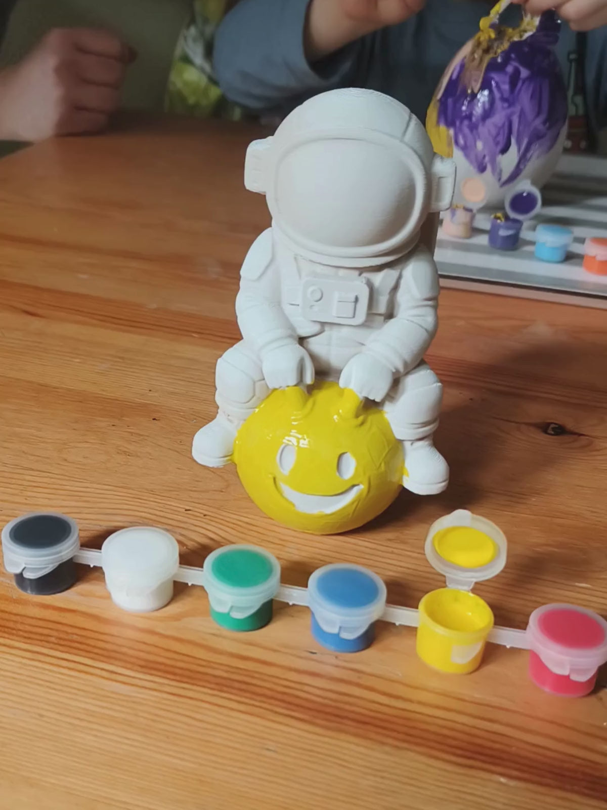 Paint Your Own Anything - Custom sculpture paint kit with paints and brushes