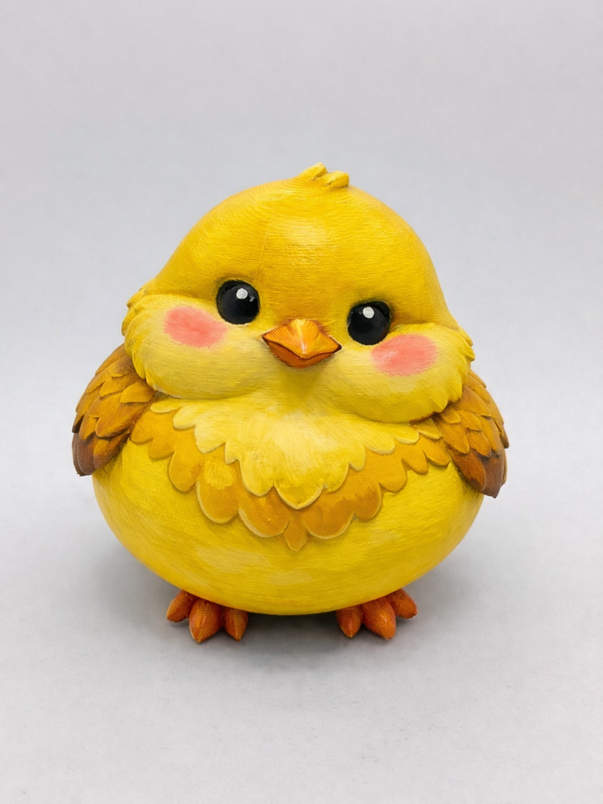 Paint Your Own Big Fat Chick - Sculpture paint kit with paints and brushes