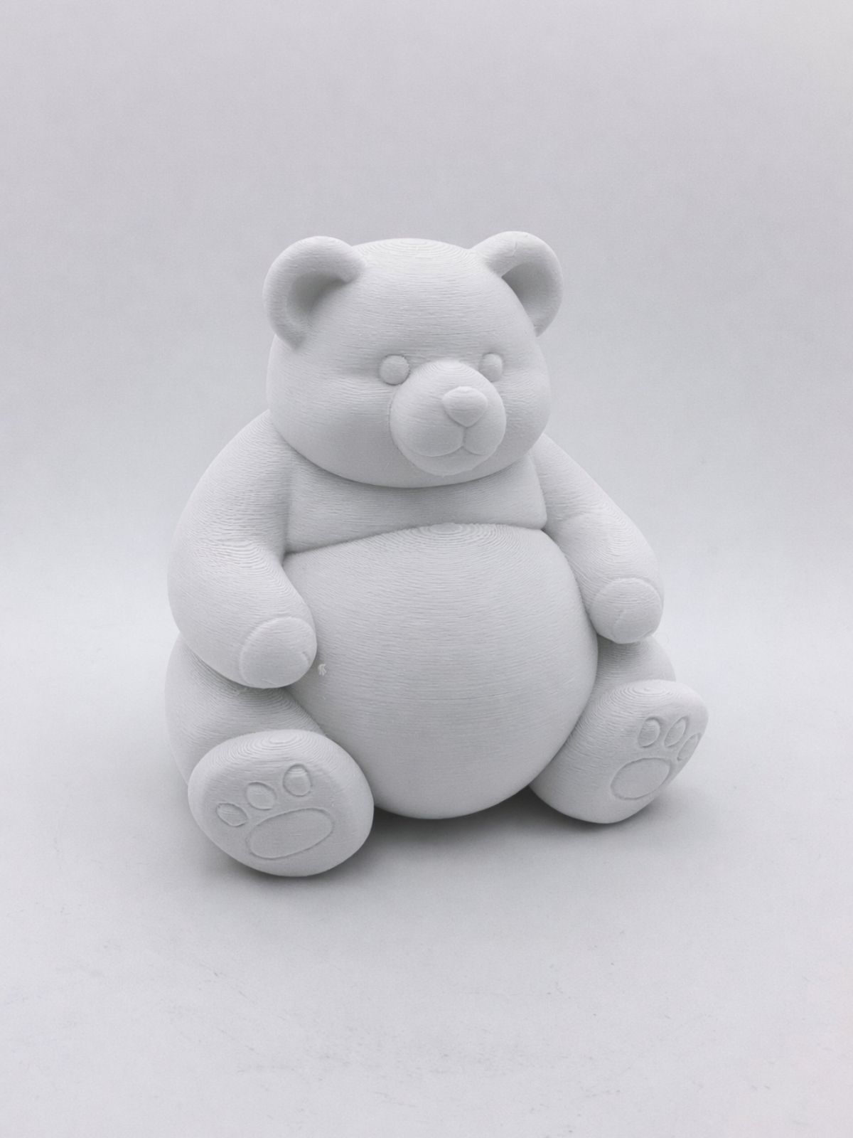 Paint Your Own Big Fat Teddy Bear - Sculpture paint kit with paints and brushes