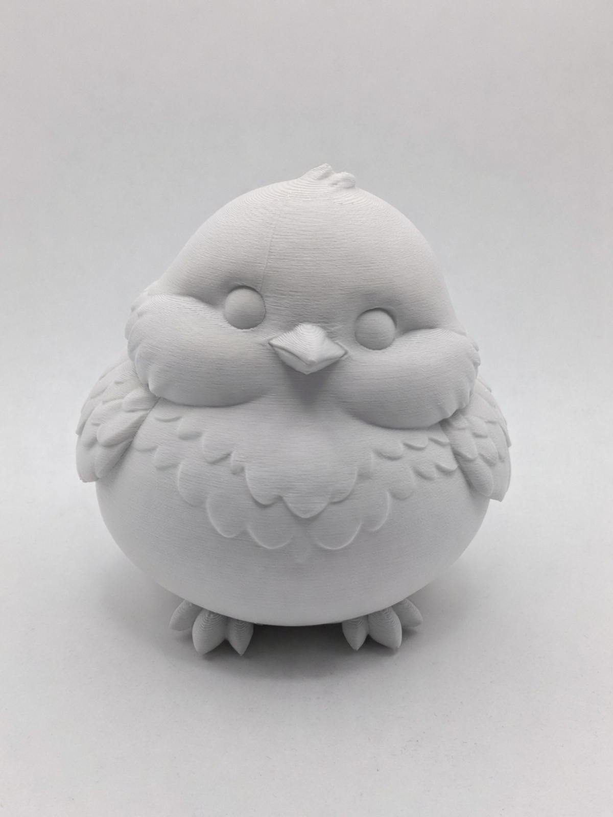 Paint Your Own Big Fat Chick - Sculpture paint kit with paints and brushes